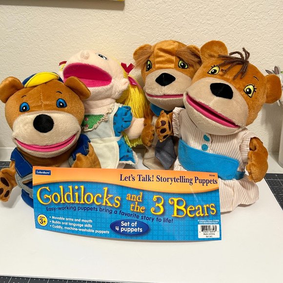Lakeshore Toys New Goldilocks The Three Bears Storytelling Puppet